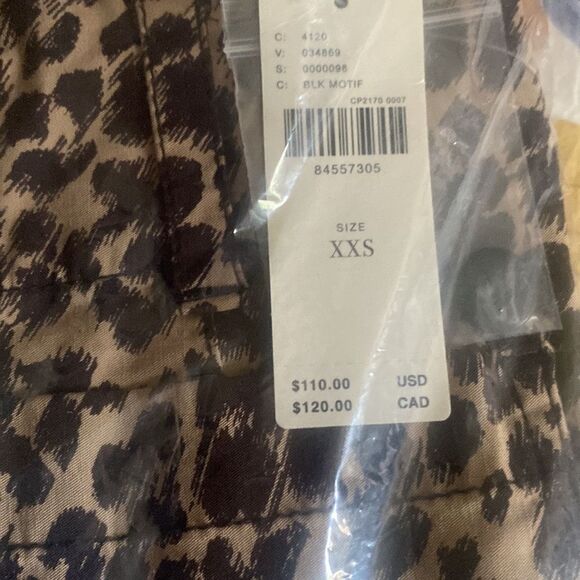 15 ANTHROPOLOGIE Maeve The Colette Skirt Size XXS Tan Brown Leopard Print - Picture 8 of 9